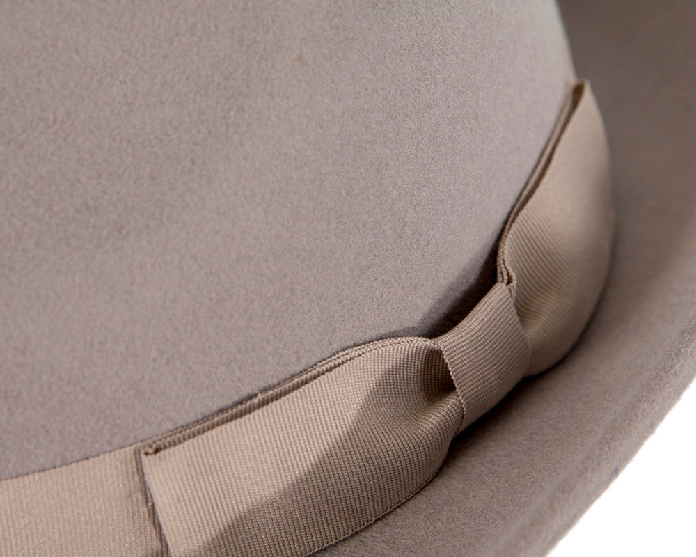 Grey Fedora Felt Blues Brothers Homburg Hat-4