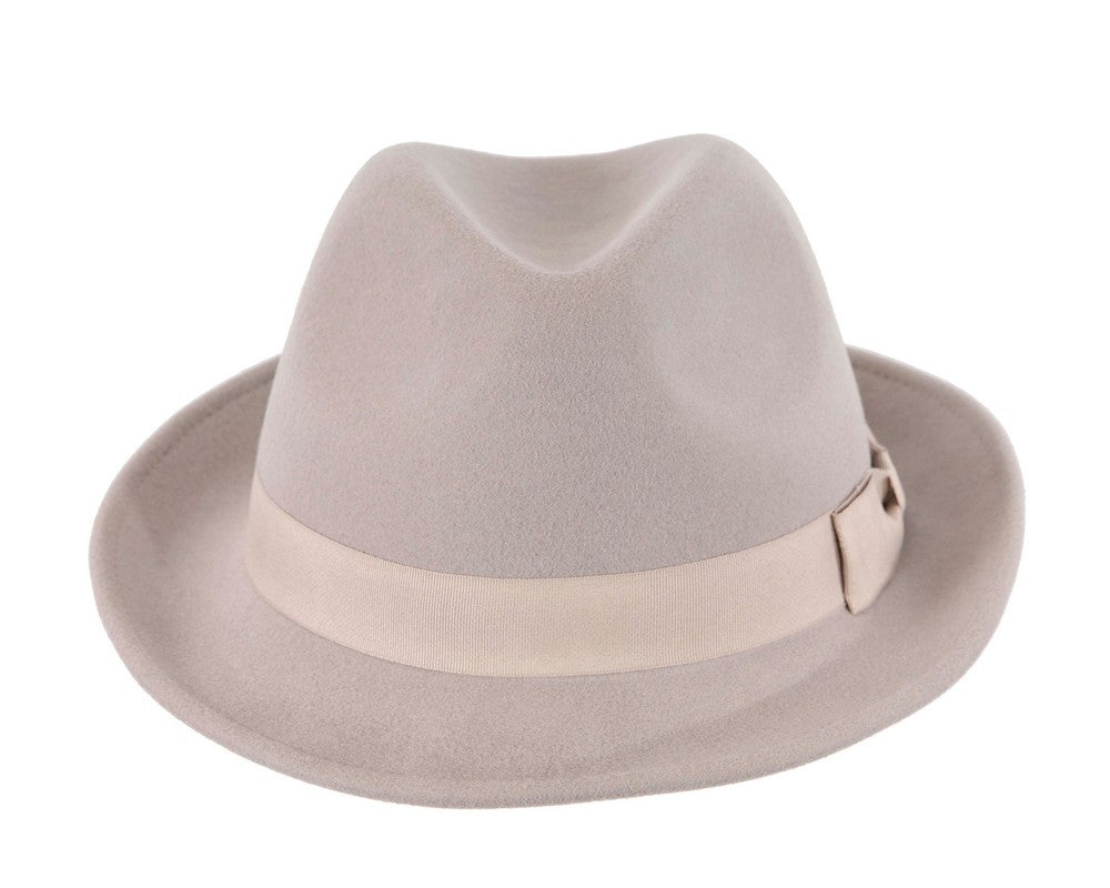 Grey Fedora Felt Blues Brothers Homburg Hat-3