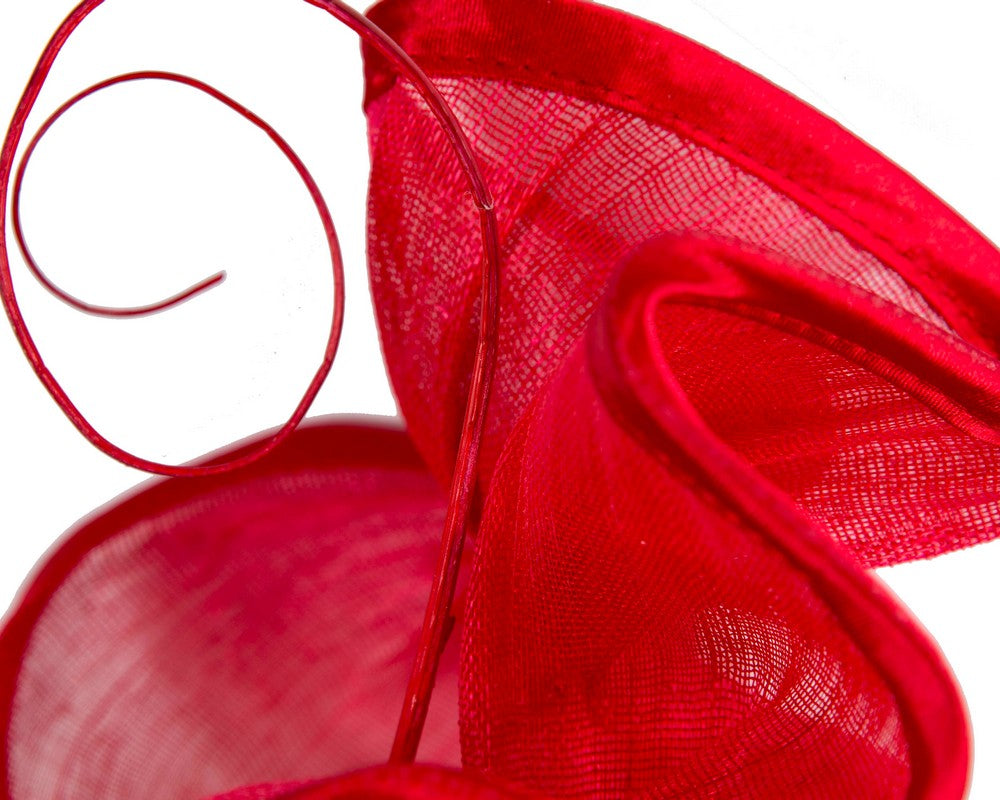 Red racing fascinator by Fillies Collection-2