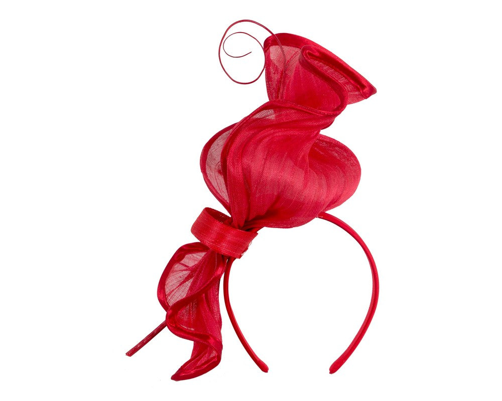 Red racing fascinator by Fillies Collection-1
