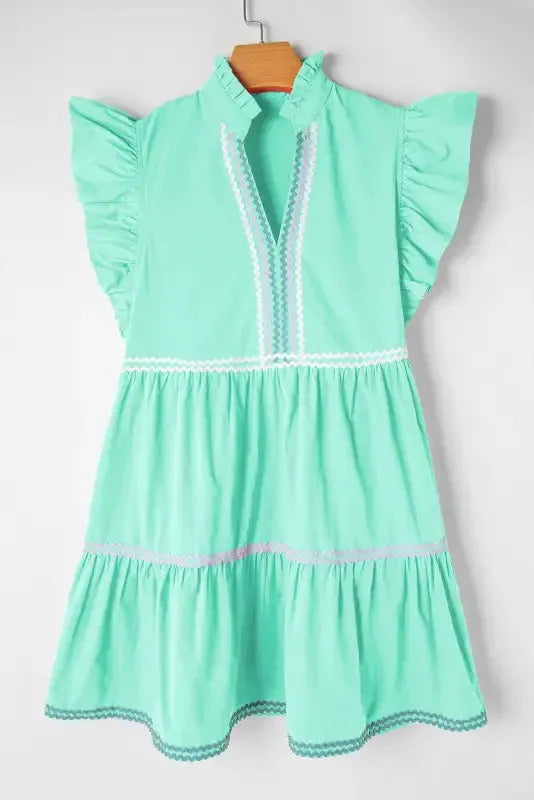 Blush Blossom Flounce Dress-2