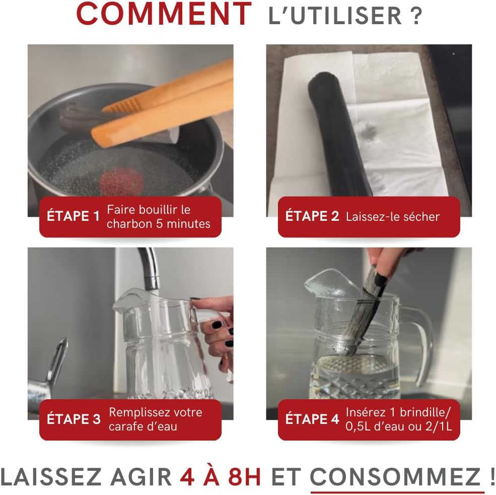 Charbon végétal français filtre à eau vrac 50g-3