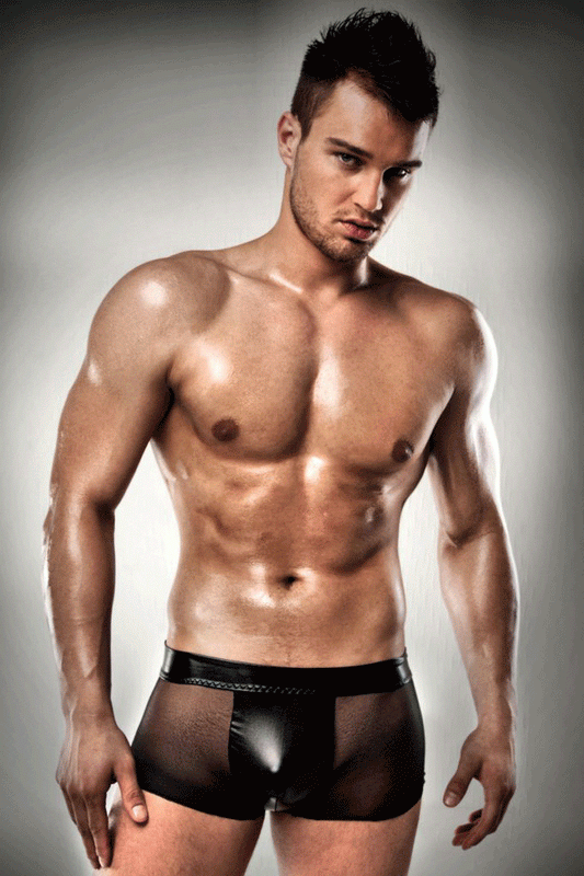 Männershort schwarz 2XL/3XL - PASSION 003-0