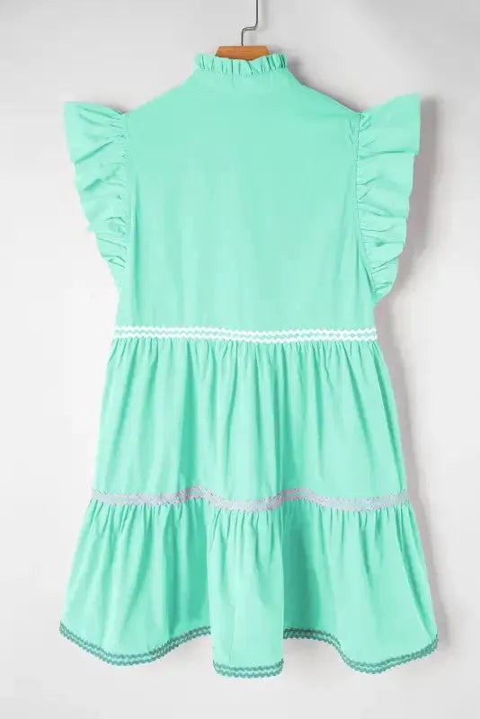 Blush Blossom Flounce Dress-3