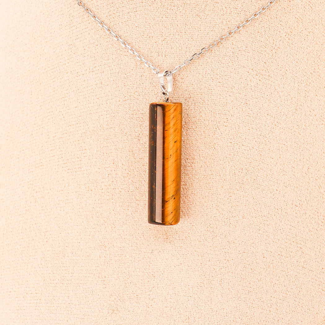 Pendentif | Pilier en Oeil de tigre-0