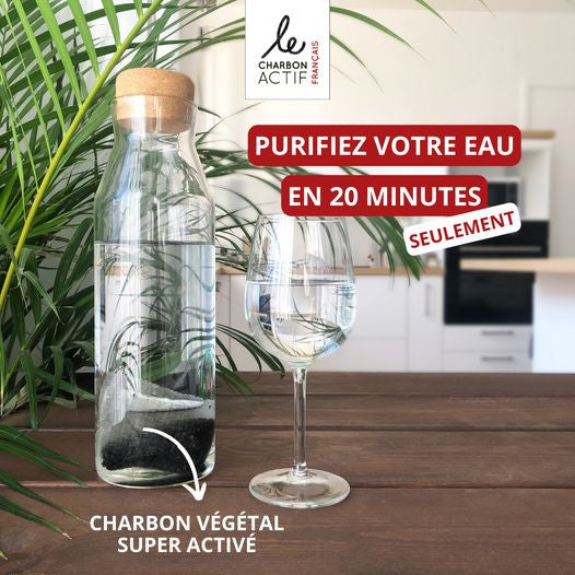 Carafe filtrante en verre 1.4L ou 1L-1